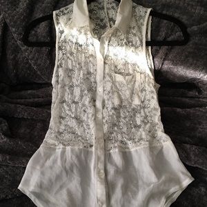 White button down shirt